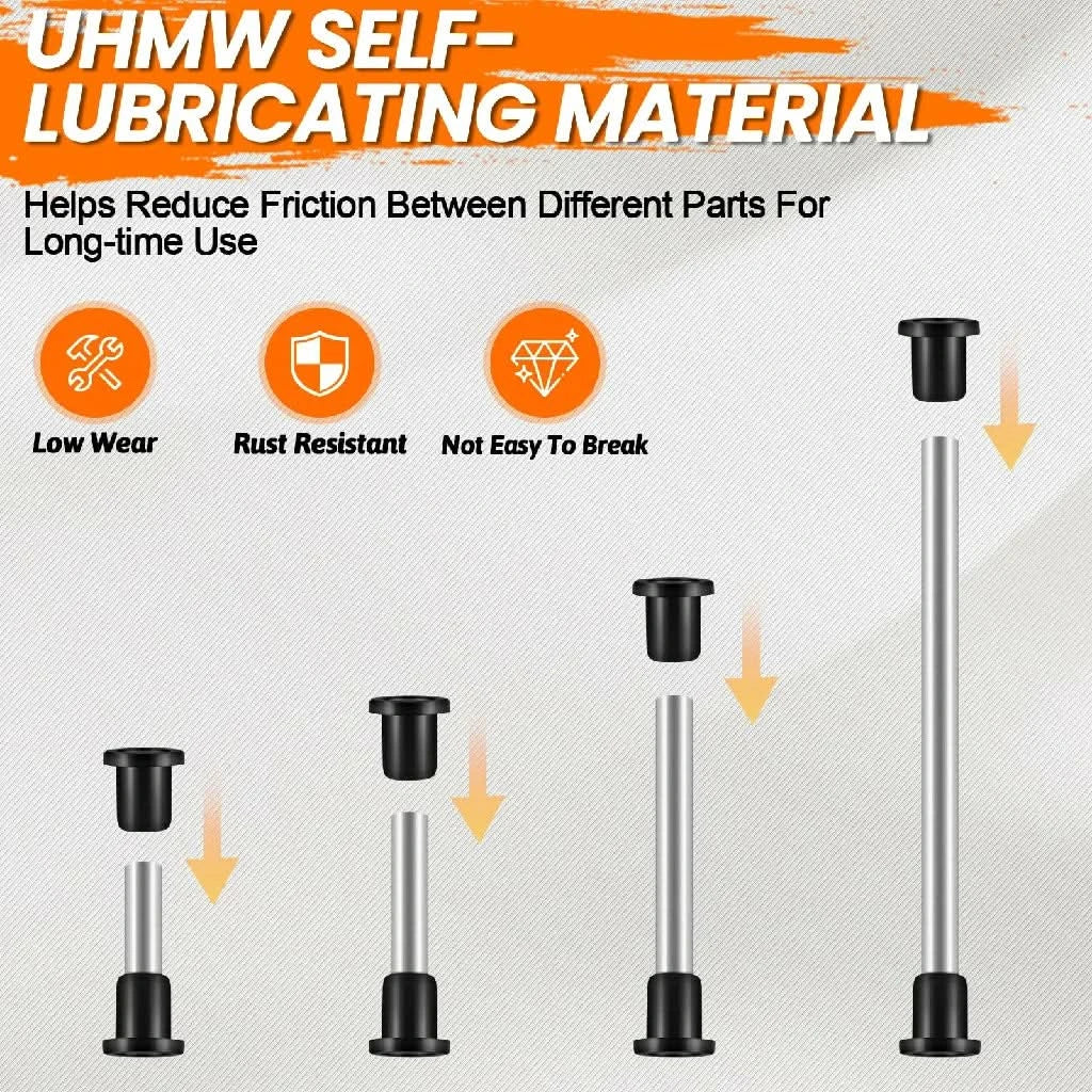 ranger a arm bushing kit  material helps reduce friction