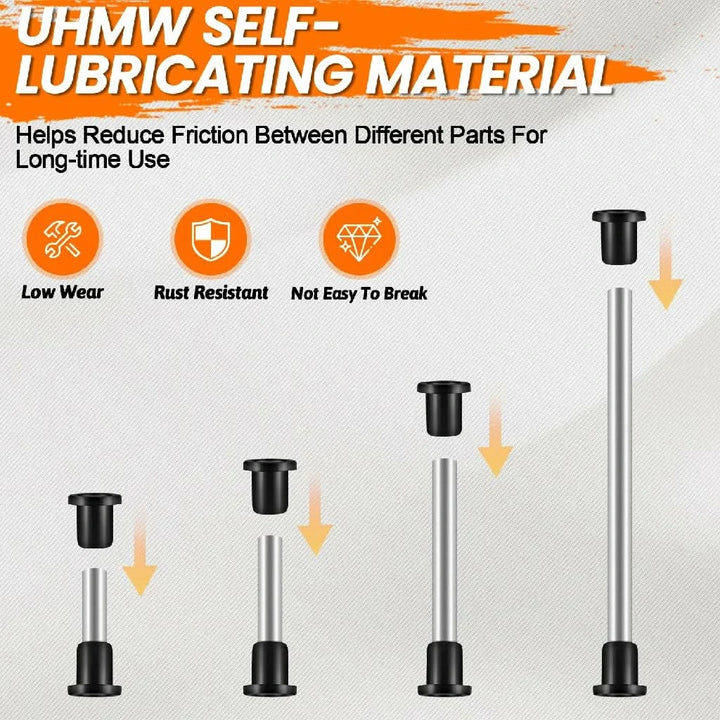 ranger a arm bushing kit  material helps reduce friction