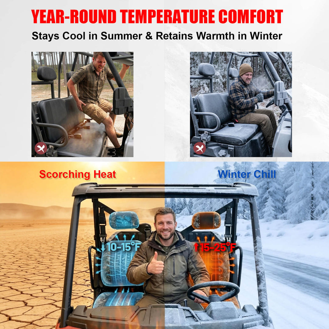 Ranger 800 seat cover stay cool in summer and retains warmth in winter
