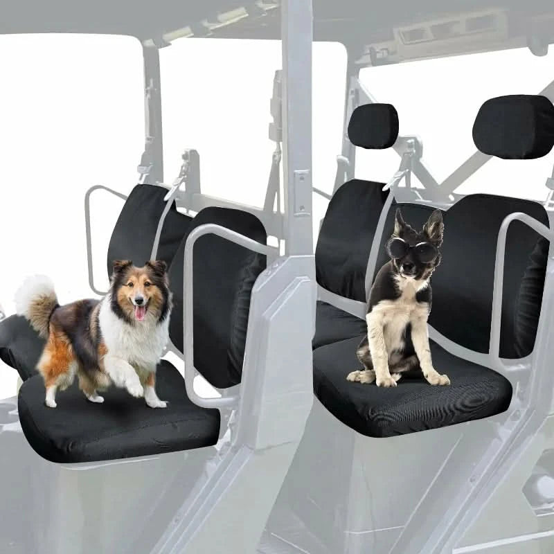polaris ranger crew xp 1000 front &rear seat covers