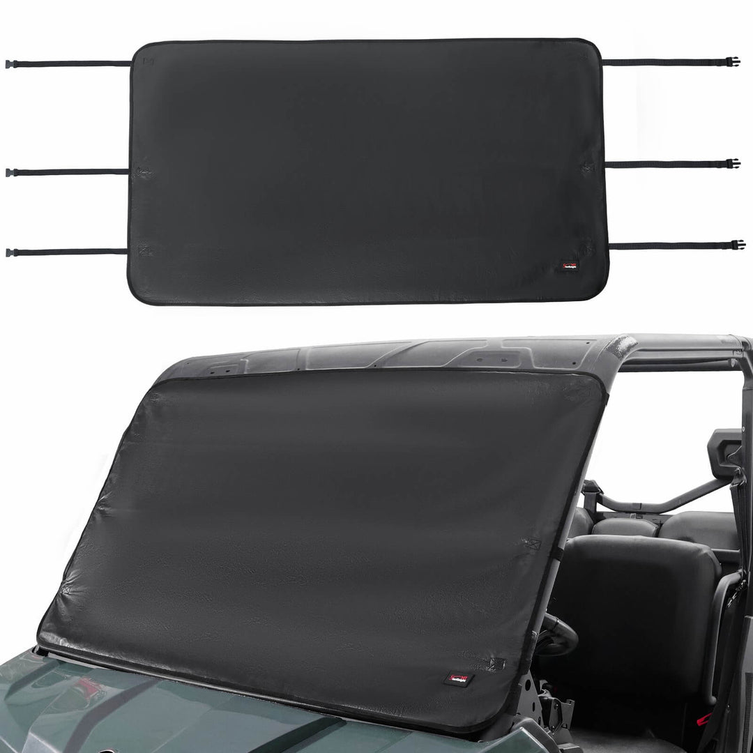 Polaris ranger windshield snow cover