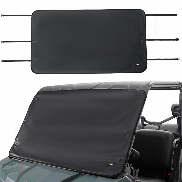 Polaris ranger windshield snow cover