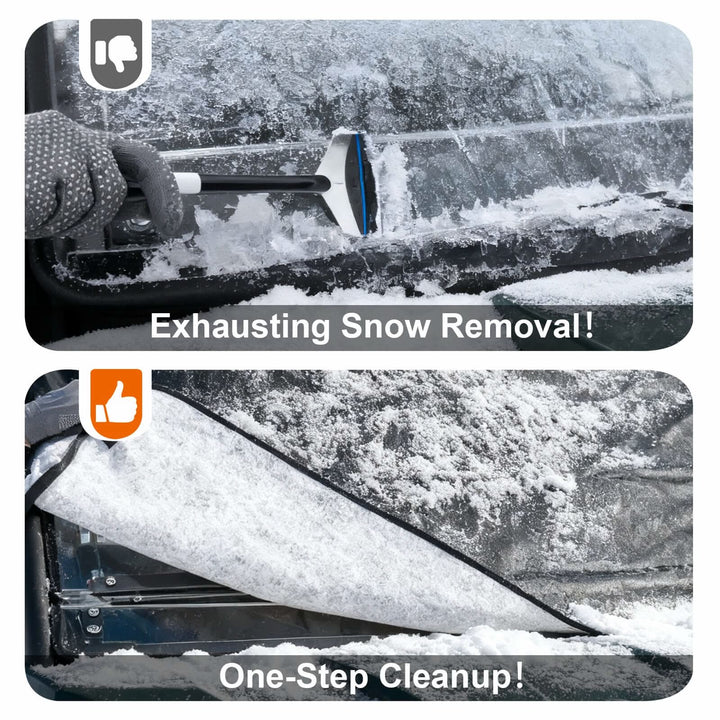 snow removal from  UTV windshield