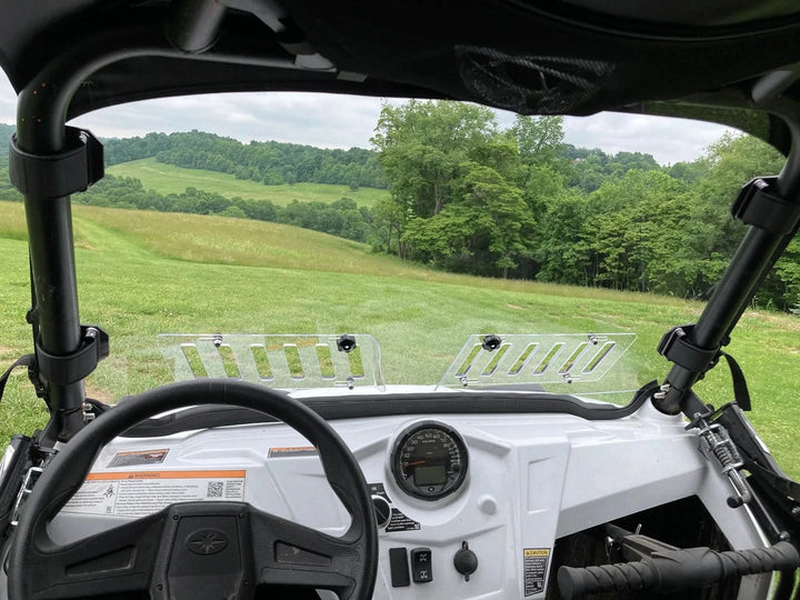polaris rzr 800 vented windshield clear view