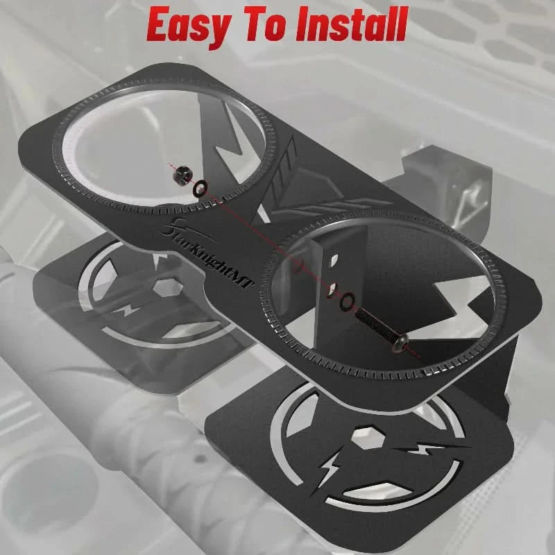 easy to install the rzr cup holder 
