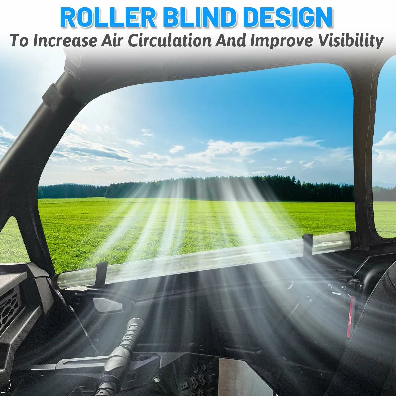 roller blind design for rzr cab enclosure