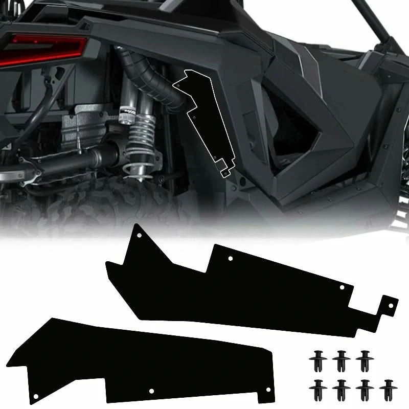 polaris rzr pro xp rear fender flares