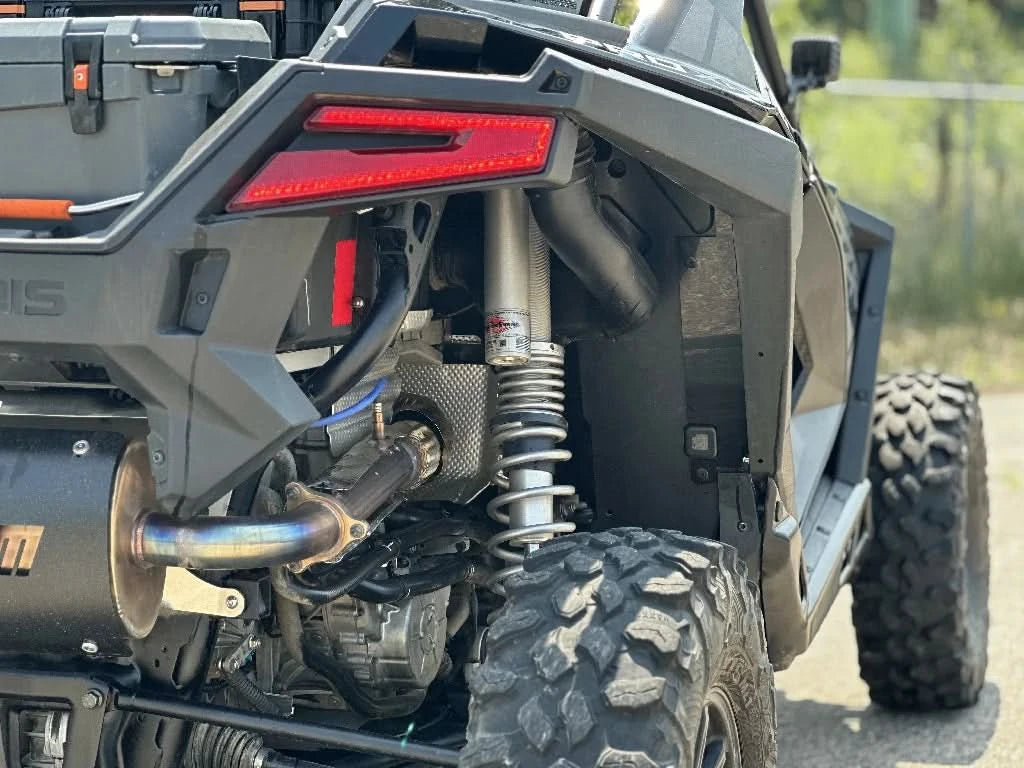 polaris rzr pro xp rear fender flares right view