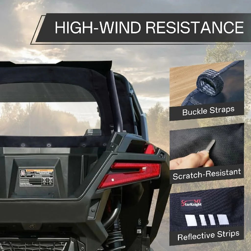 Polaris RZR Pro XP/Turbo R Soft Rear Window – StarknightMT