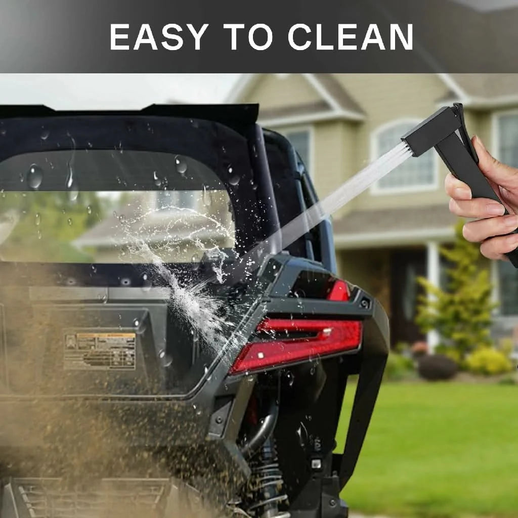 easy to clean the soft rear window