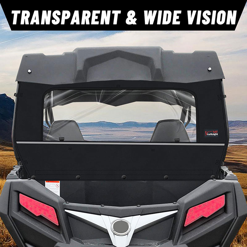 wide vision of zforce rear soft windshield