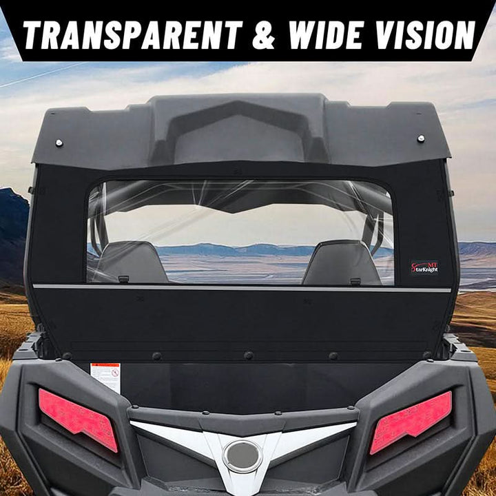 wide vision of zforce rear soft windshield