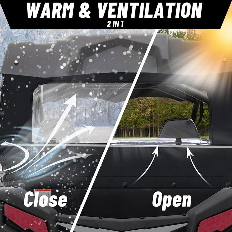 rear soft window keep warm