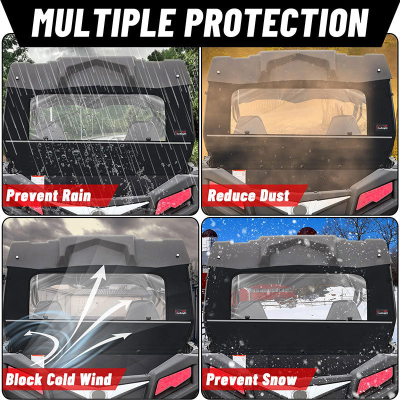 zforce soft windshield have multiple protection 