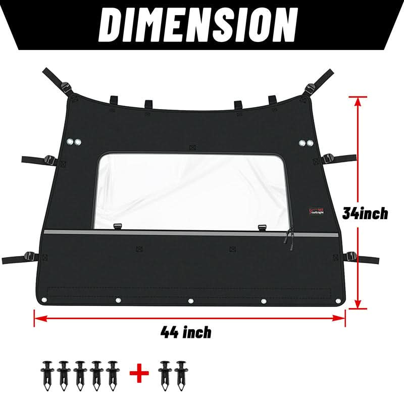 cfmoto zforce 800 rear soft windshield dimension 