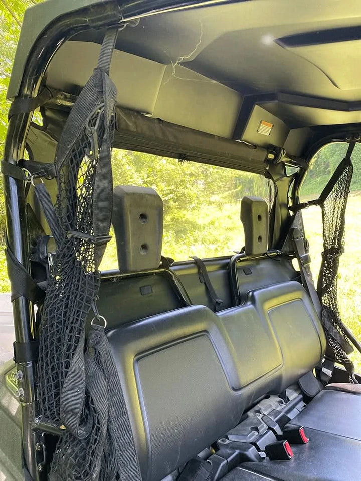 pioneer 700 soft rear windshield inside show