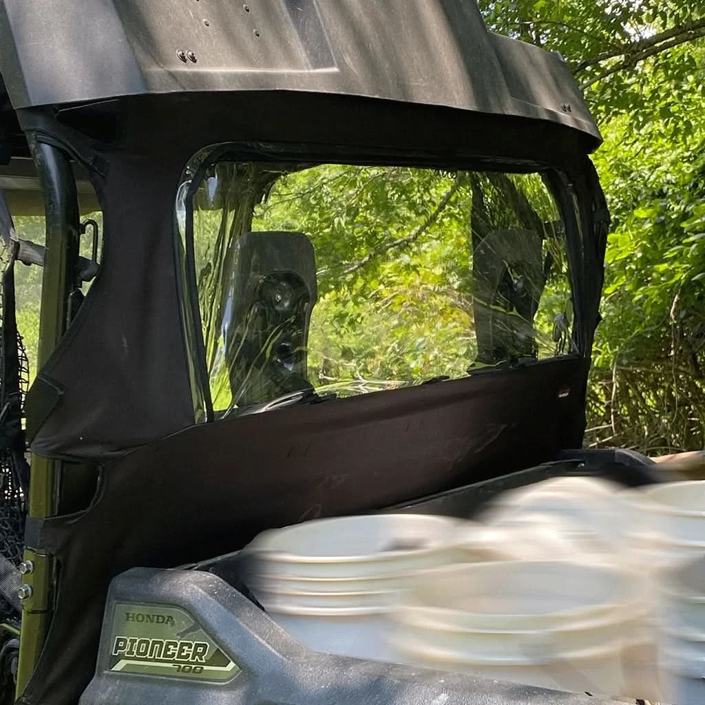 pioneer 700 soft rear windshield side show