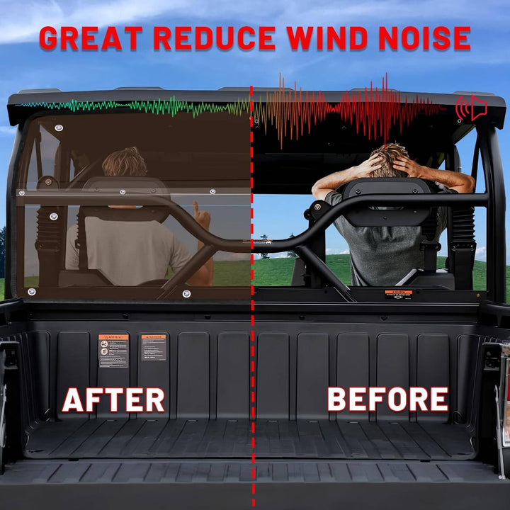 Segway Fugleman UT10 Rear Windshield noise reduction