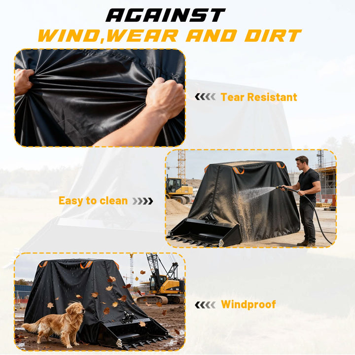 Kubota/Bobcat Skid Steer Waterproof 420D Cover