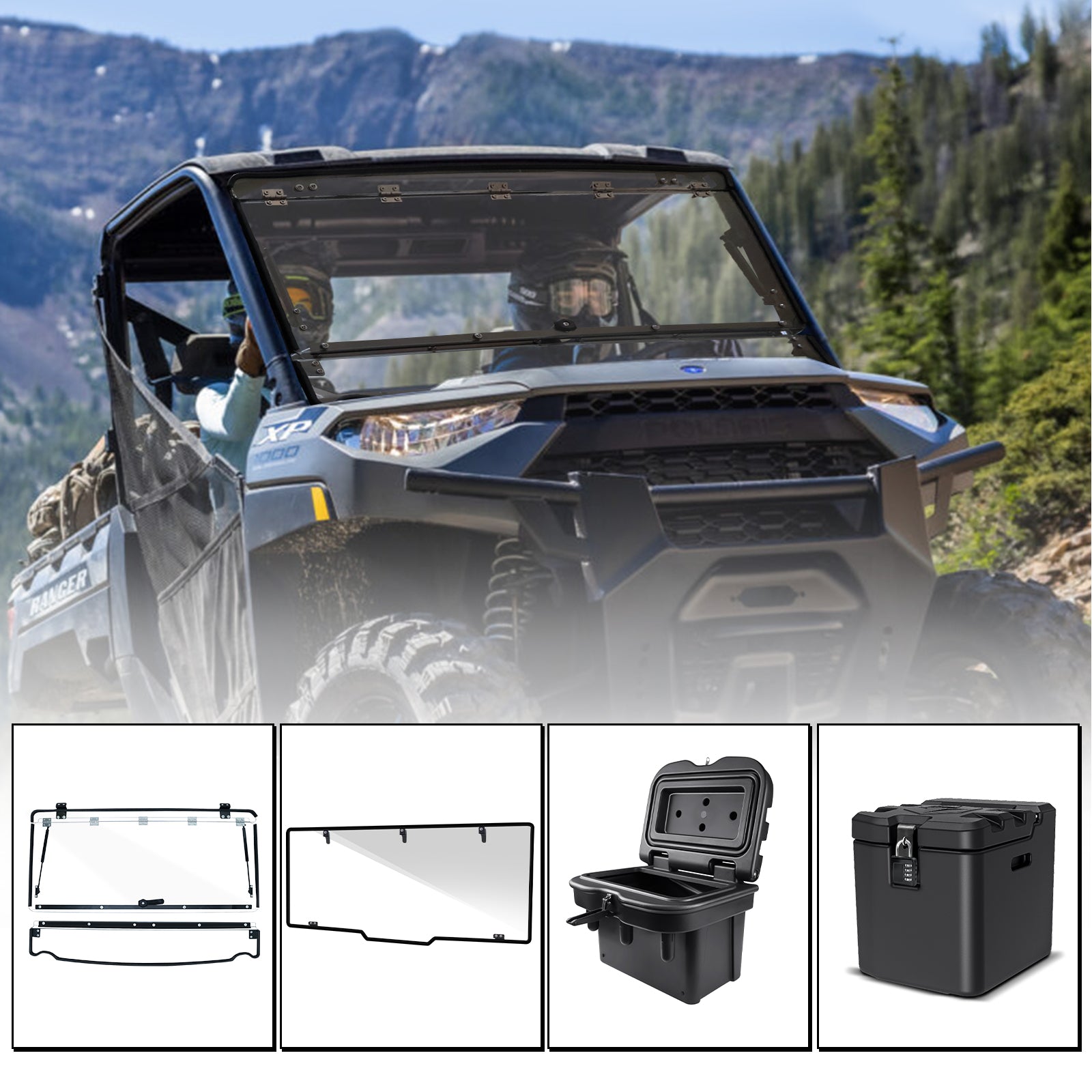 Max Storage Polaris Ranger XP 1000 Max Storage Protection Kit – StarknightMT