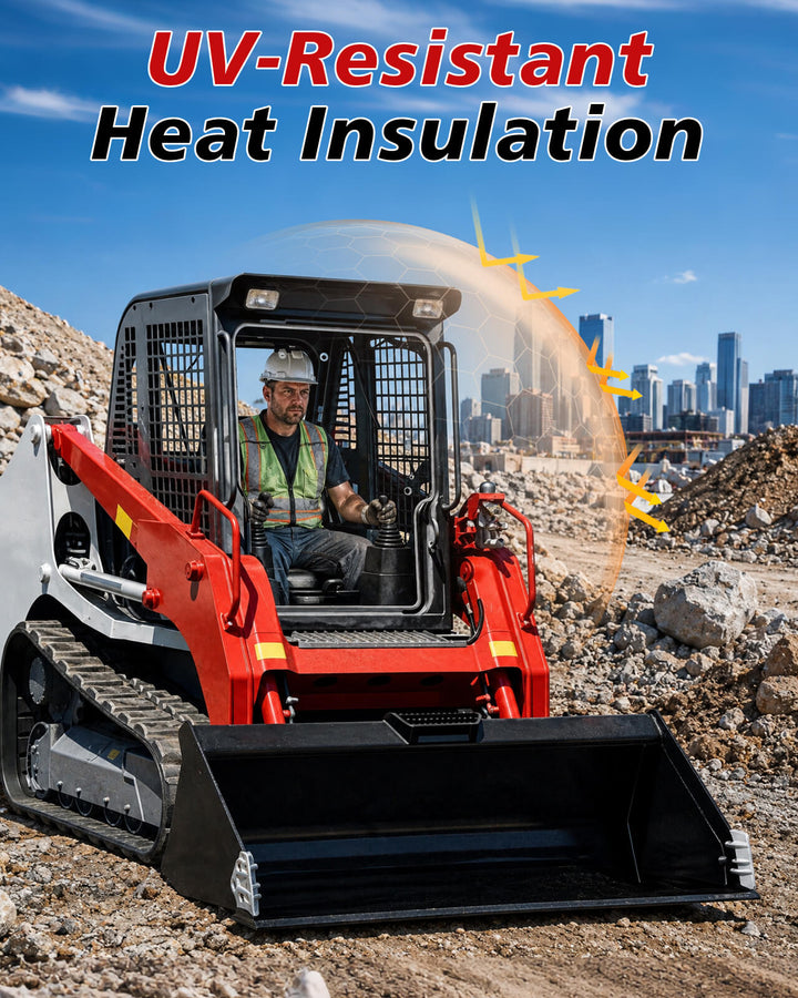Takeuchi SkidSteer TL8/TL10/TL12/TL130 Windshield  UV-resistant