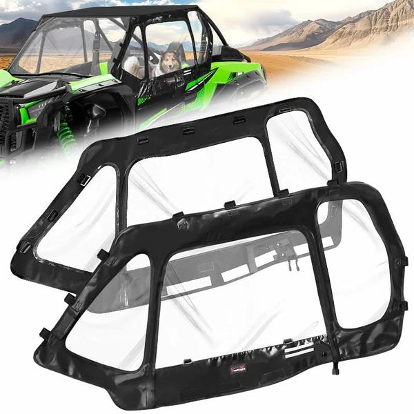 Kawasaki Teryx KRX 1000 Soft Cab Enclosure Upper Doors – StarknightMT