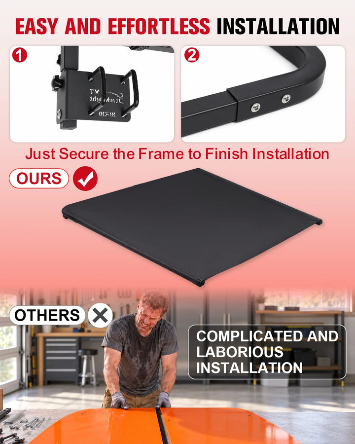 Tractor Canopy for 2"x2"/2"x3" Rops easy installation