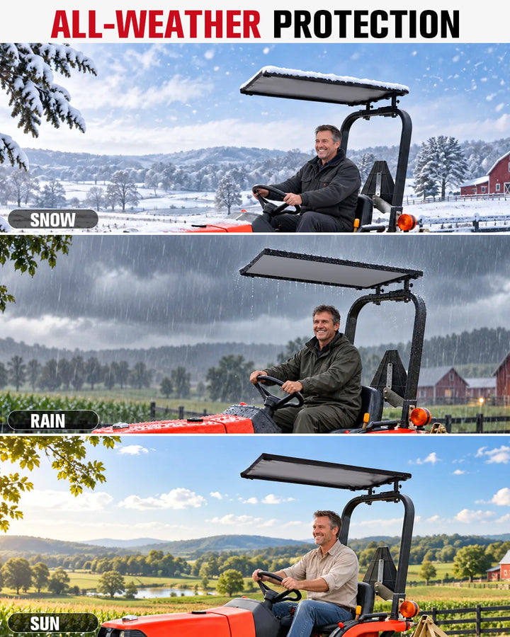 Tractor Canopy for 2"x2"/2"x3" Rops all weather protection