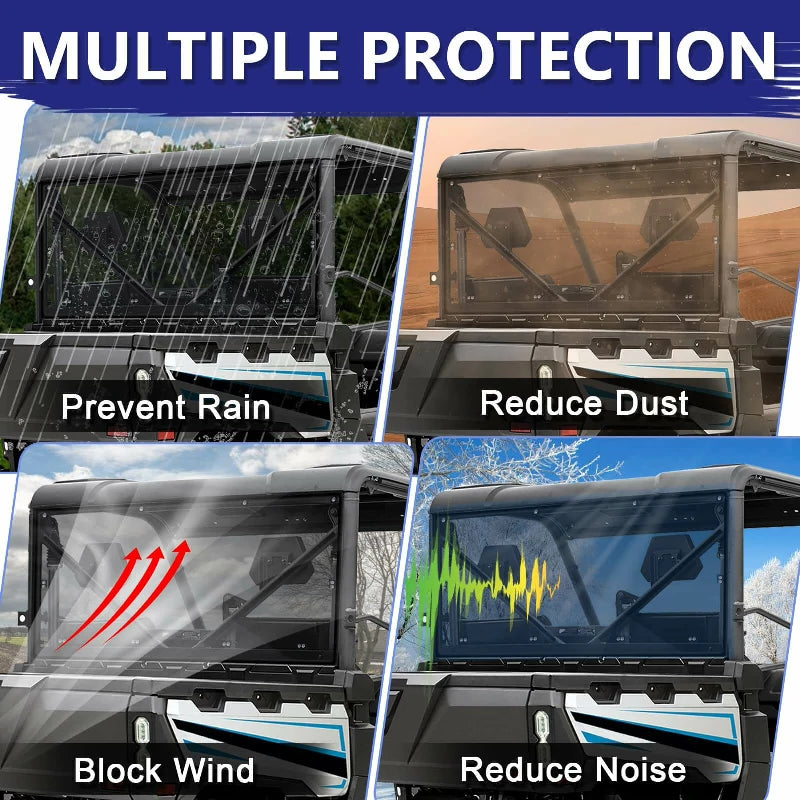 multiple protection of the uforce 1000 windshield