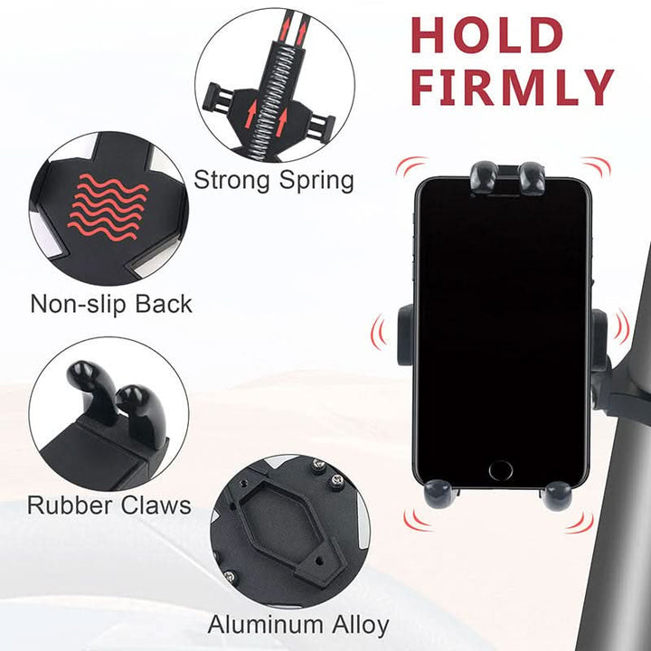 hold phone firmly