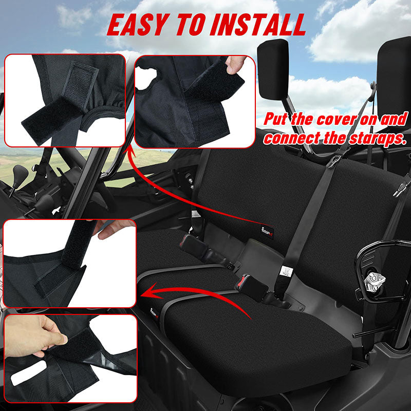 easy to install the pioneer 1000 seat cover 