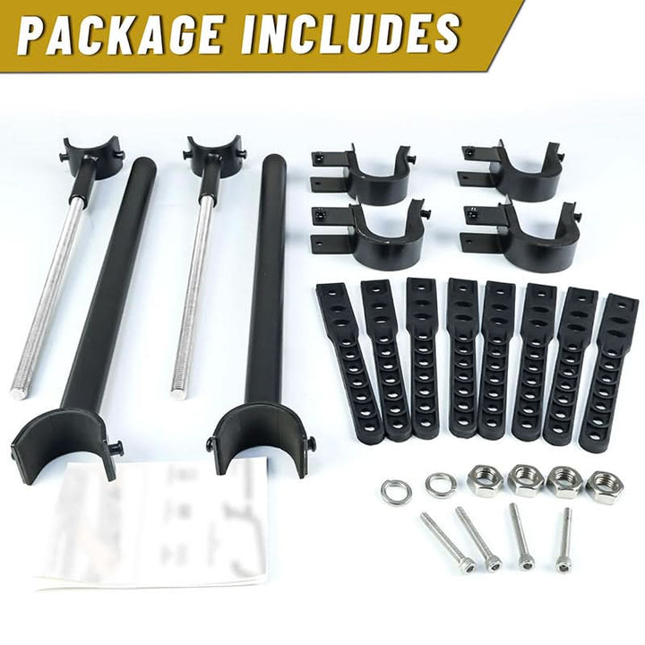 UTV overhead gun holder packages
