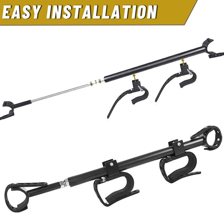 easy to install the overhead gun rack