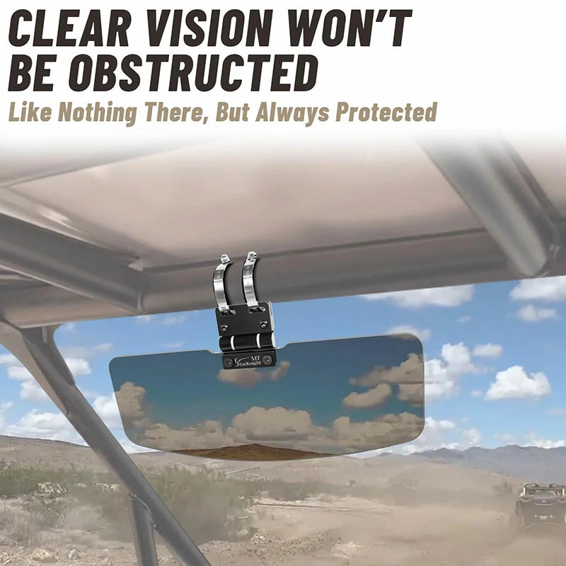 clear vision won't be obstructed
