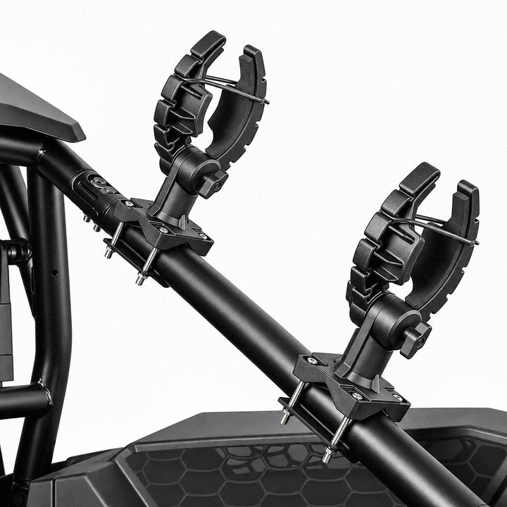 Universal ATV/UTV Adjustable Gun Holders Show