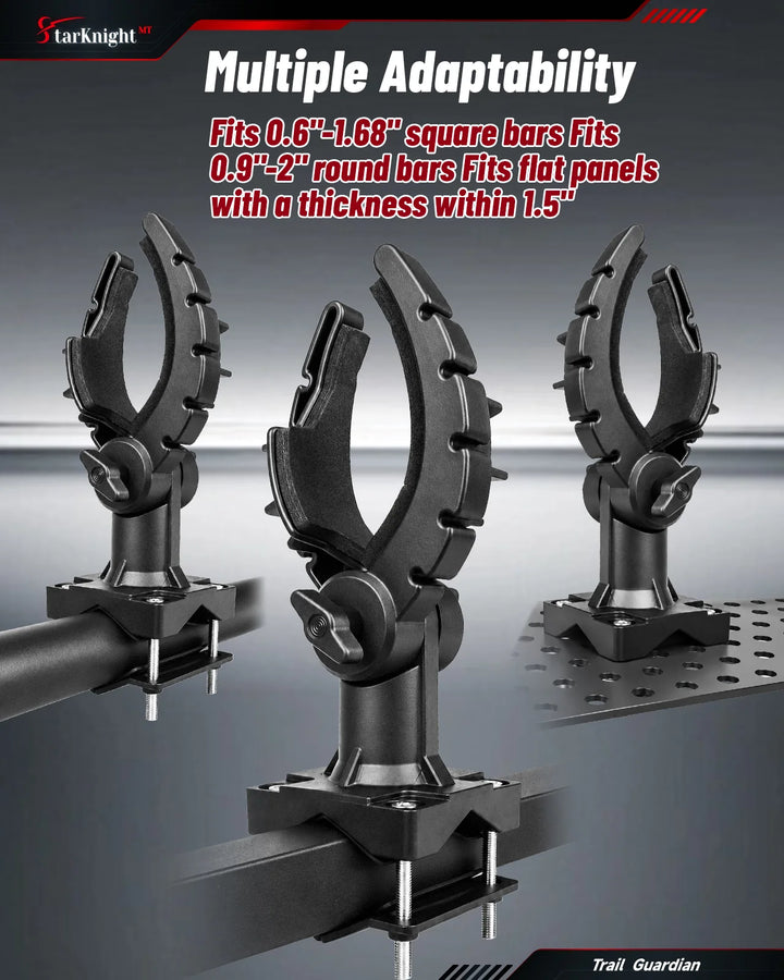 Universal ATV/UTV Adjustable Gun Holders   mutiple adaptability