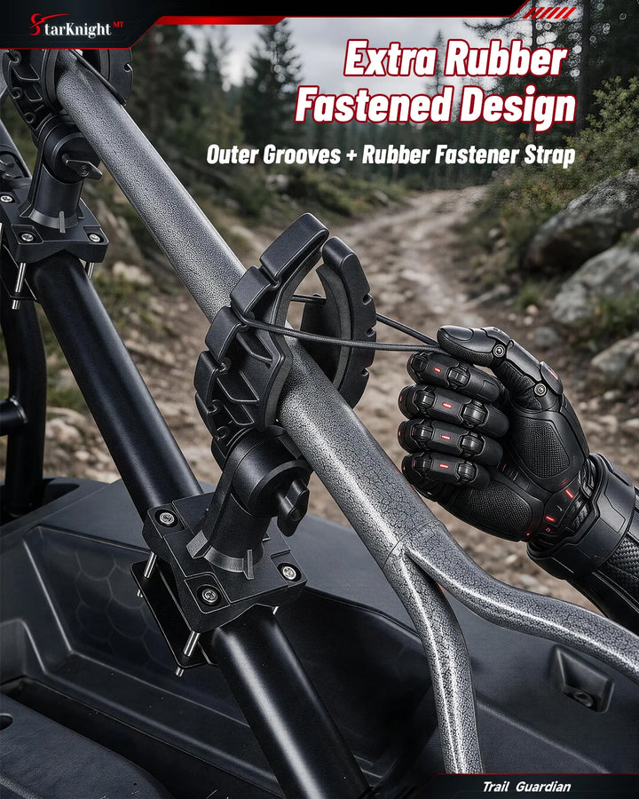 Universal ATV/UTV Adjustable Gun Holders  extra bubber