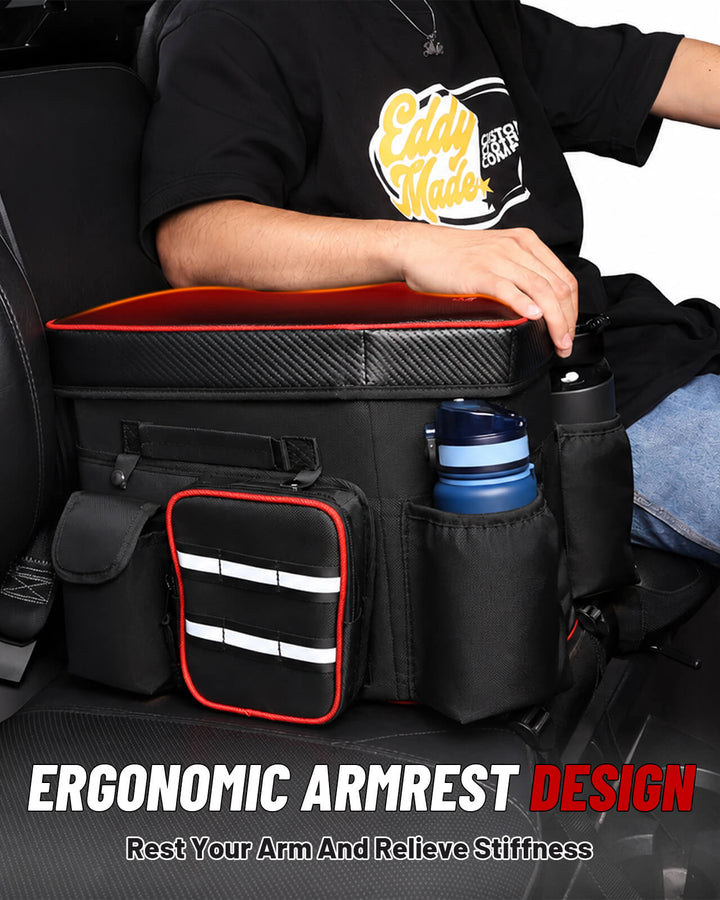 Universal Bench Seat Center Storage Bag armrest design