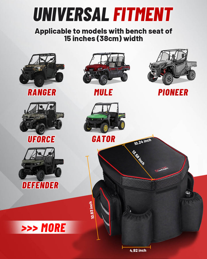 Universal Bench Seat Center Storage Bag fitment