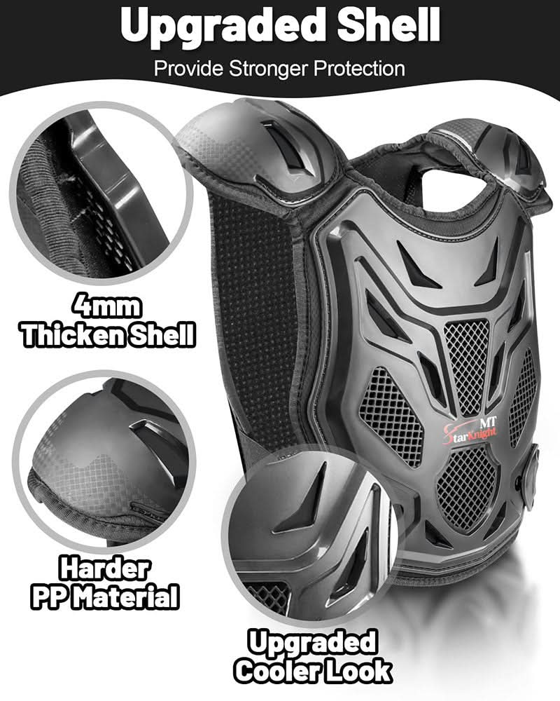 upgraded shell of the kids motorcycle gear