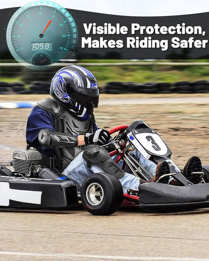visible protection makes riding safer
