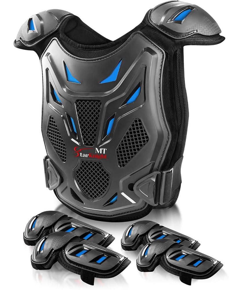 blue Thicken Youth Motorcycle Protective Gear