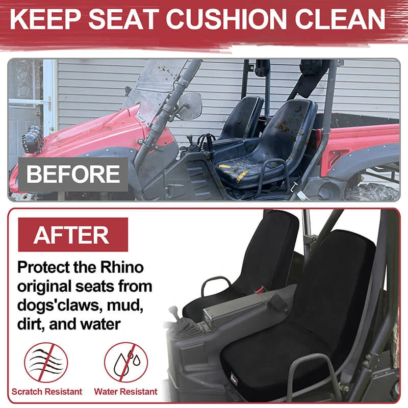 seat covers protect the rhino seats from dirt