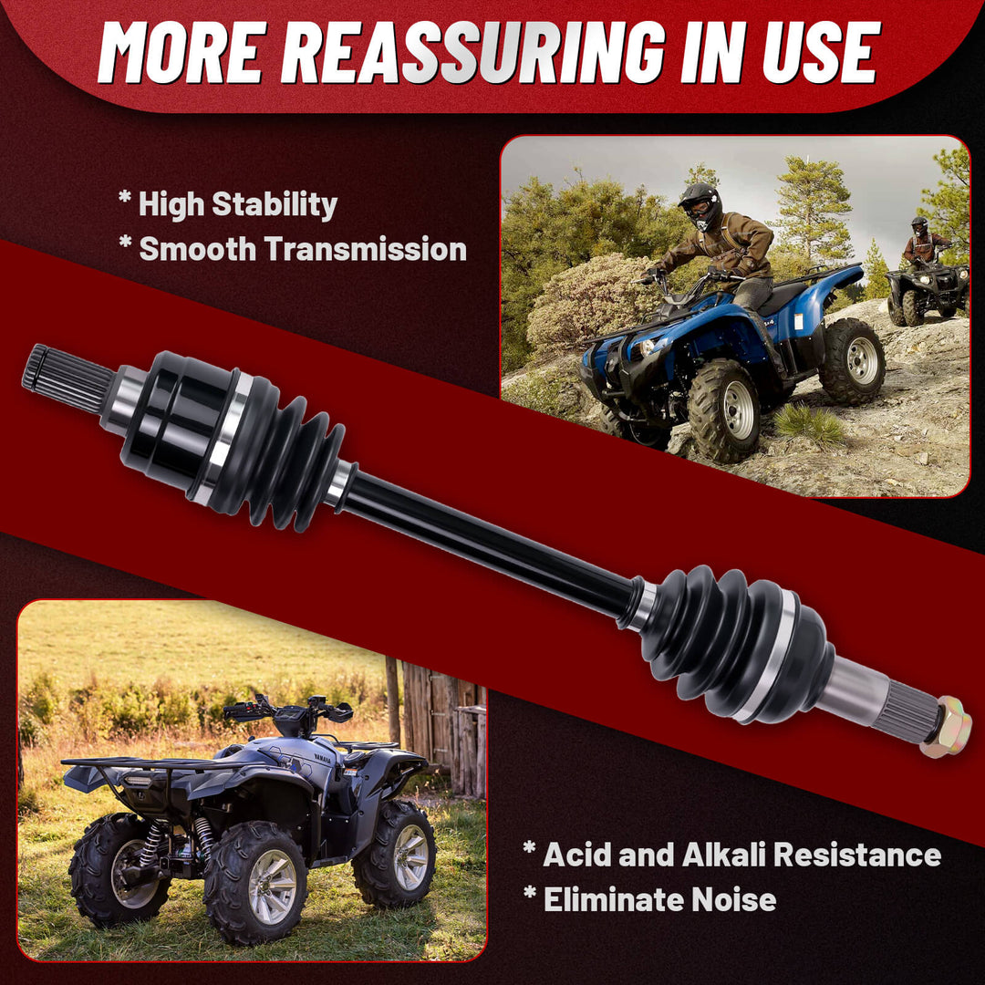 Yamaha Grizzly 550 Rear CV Axle Drive Shaft use advantage