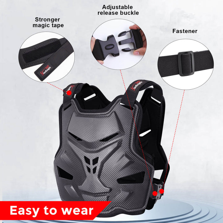 easy to wear adult men body armor vest
