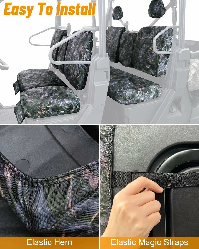 easy to install the cfmoto uforce 1000xl camo seat covers