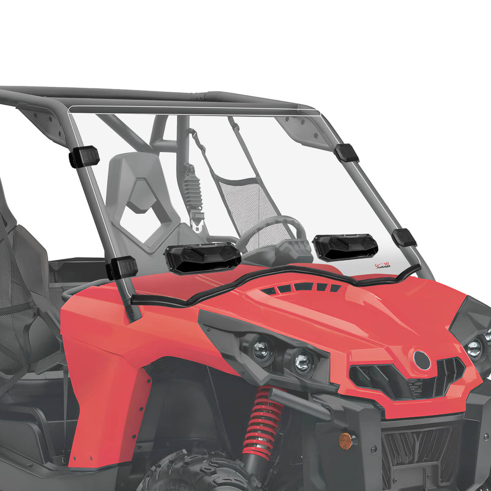 StarknightMT Commander 800 vented windshield