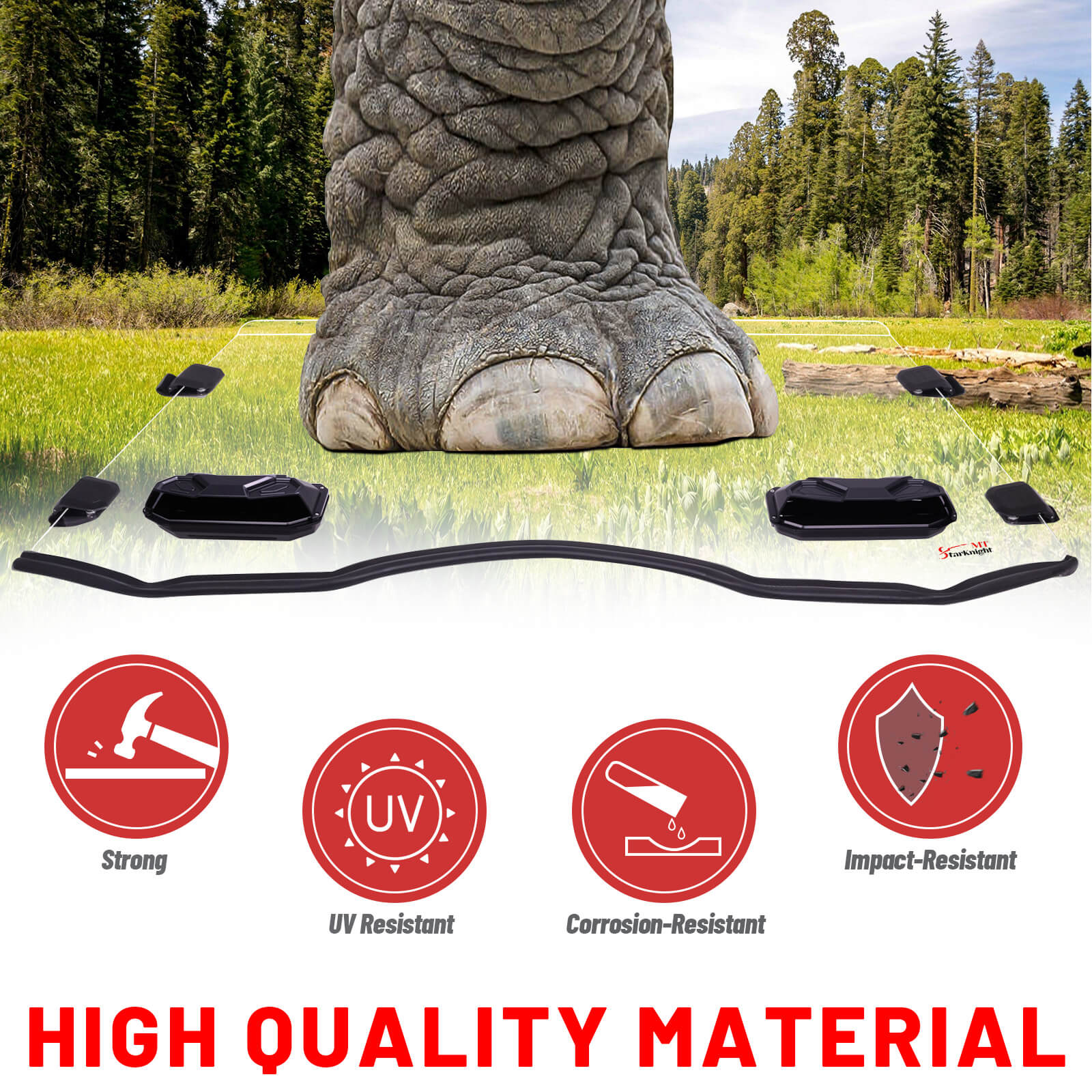 commander vented windshield material features