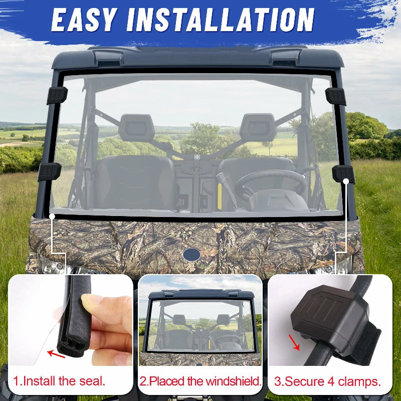 easy install the defender max front windshield 