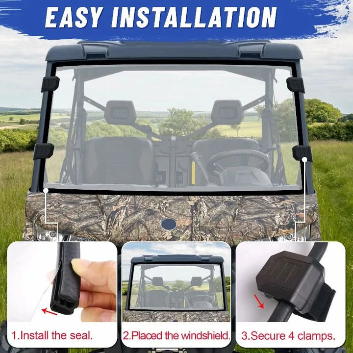 easy install the defender max front windshield 
